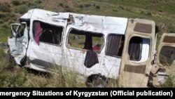 Кубакыдан жети жүргүнчүсү каза болгон "Мерседес-Бенц-Спринтер" .