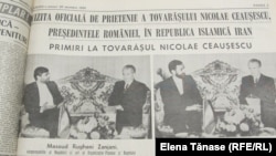 Pe 20 decembrie, ziarul oficial, „Scânteia”, publică detalii despre vizita lui Nicolae Ceaușescu în Iran.