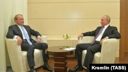 Володимир Путін і Віктор Медведчук
