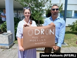 Sa protesta organizovanog 30.maja 2025.zbog mogućeg klizišta na Spasu