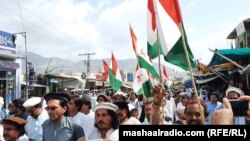 په واڼه کې د اېم اېن اې علي وزیر د خوشې کولو لپاره د پښتونخوا میپ لاریون. ۲۰۲۱، ۱۲م سېپټېمبر 