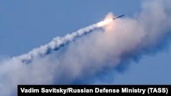 Ілюстраційне фото. Пуск російських ракет по Сирії з Середземного моря, вересень 2017 року