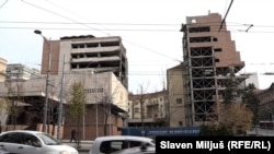 Ndërtesa e Shtabit të Përgjithshëm të ushtrisë jugosllave, në Beograd.