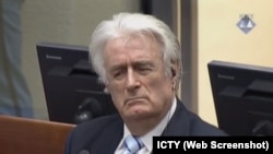 Radovan Karadžić tokom izricanja presude u Haškom tribunalu, 24. mart 2016.