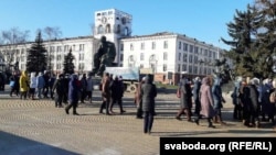 Марш пенсіонерів у Мінську, 7 грудня 2020 року