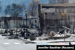 Incendiile de pădure din iulie, din Canada, au distrus orașul Lytton.