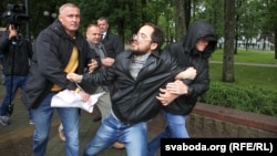 Затрыманьні ў Менску 3 ліпеня 