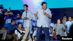 پرابوو در مقابل حمایت رئیس‌جمهور فعلی پسر جوان او را به‌عنوان معاون اول معرفی کرده است.