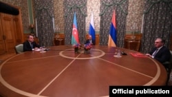 Ռուսաստանի, Հայաստանի և Ադրբեջանի ԱԳ նախարարների բանակցությունները, Մոսկվա, 9-ը հոկտեմբերի, 2020թ. 