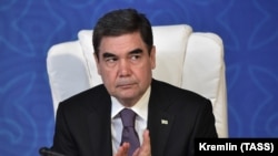 Turkmen President Gurbanguly Berdymukhammedov 