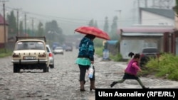 Бишкектеги жаңы конуштардын бири.