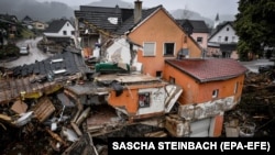 Суу ташкындын кесепети. Германия. 17-июль, 2021-жыл.