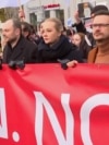 'Victory For Ukraine!': Navalnaya, Released Prisoners Lead Russian Opposition March In Berlin