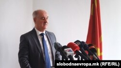 Naser Ziberi na pres-konferenciji (foto-arhiv)