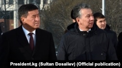 Сооронбай Жээнбеков менен Фарид Ниязов. 