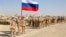 Российские войска перед началом совместных военных учений с Таджикистаном и Узбекистаном к северу от таджикской границы с Афганистаном, 10 августа 2021 года