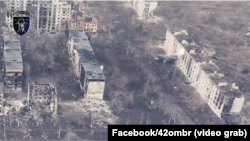 Торецьк, зйомка з БПЛА 42-ї ОМБр ЗСУ, грудень 2024 року