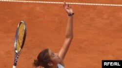 Зарина Дияс Рrague Оpen 2009 турнирінде. Прага, 17 шілде, 2009 жыл.  