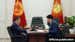 Садыр Жапаров жана Улукбек Марипов