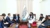Takimi i ministrit të Jashtëm taliban, Amir Khan Muttaqi, me ambasadorin rus në Kabul, Dmitry Zhirnov.