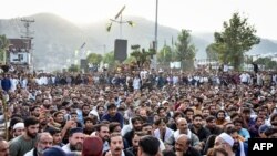 په مظفر اباد کې د مظاهرو یوه څنډه - د سېپټېمبر ۲۹مې انځور 