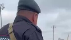 Задержание Лидии Егоровой у здания Минобороны РФ.MP4