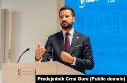 Predsjednik Crne Gore Jakov Milatović