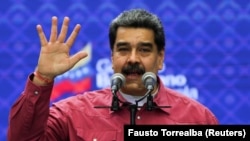 Predsednik Venecuele Nikolas Maduro posle glasanja na parlamentarnim izborima, Karakas, 6. decembar 2020. 