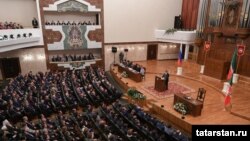 Рөстәм Миңнеханов Дәүләт шурасына еллык юллама белән чыгыш ясый