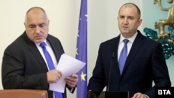 Boiko Borisov și Rumen Radev